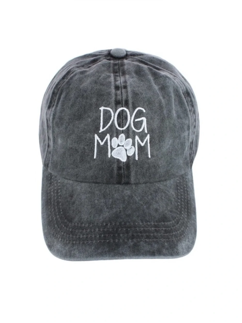 David & Young “Dog Mom” Baseball Hat in Charcoal